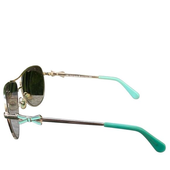 Kate Spade Women\'s Gold & Mint Aviator Sunglasses w/Bow Accents main image 12